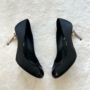 CHANEL women high heels with metal heel size 36 EU Authentic Retail 1450$